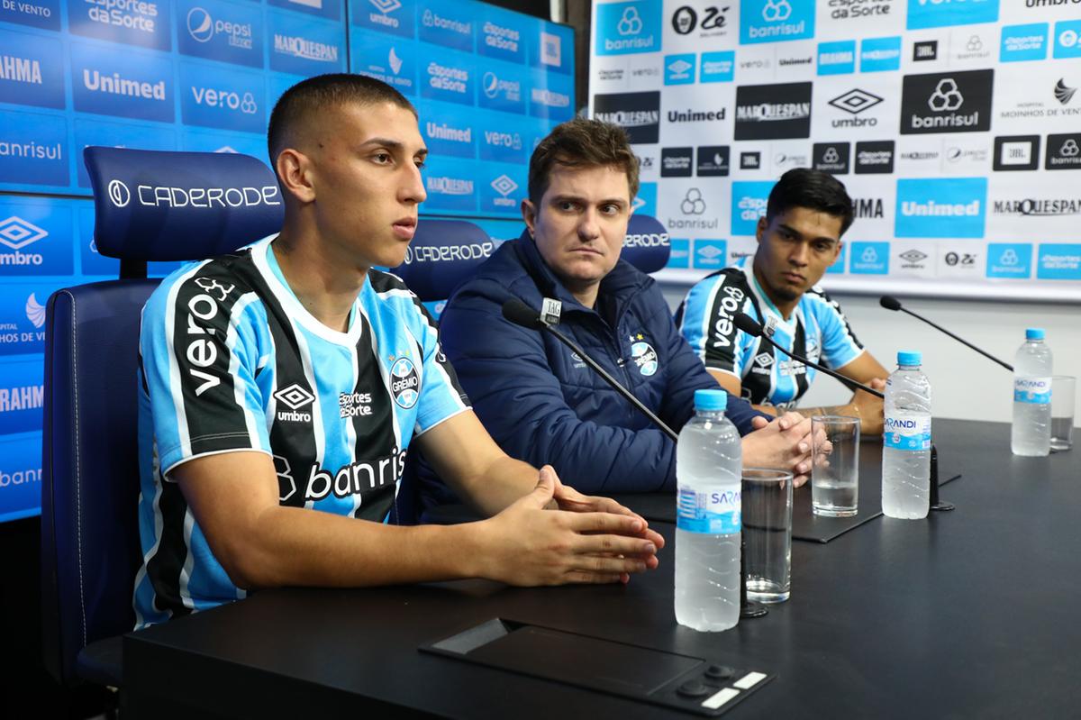 Monsalve e Arezo são as novidades do Grêmio para melhorar o desempenho do Grêmio no Brasileirão (Foto/Grêmio/Divulgação)