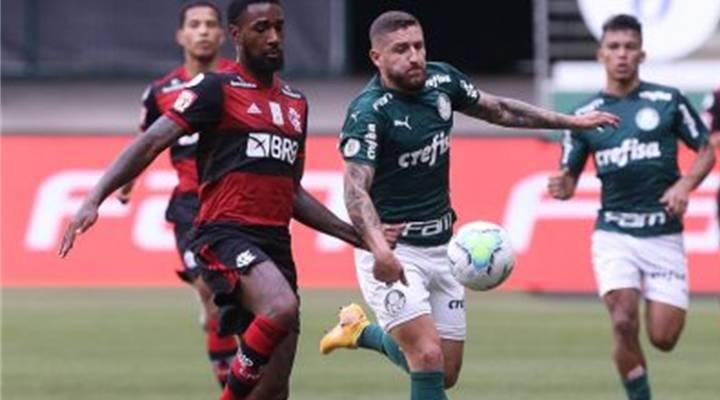 Palmeiras e Flamengo voltam a se enfrentar no dia 30/07 às 20 horas (Foto/TV Globo)