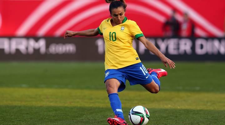 Com uma assistência de Marta (Foto), Gabi Nunes tirou o Brasil do sufoco (Foto/CBF)