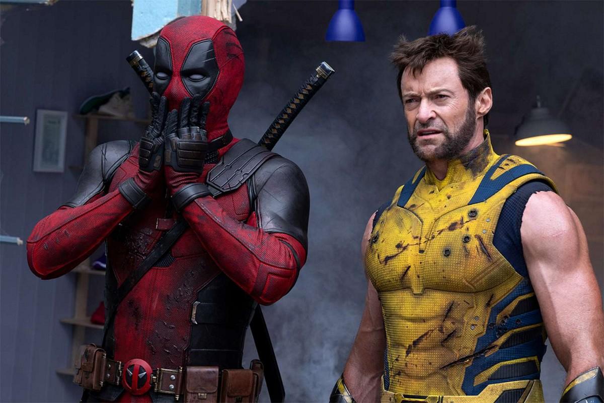 Ryan Reynolds e Hugh Jackman em 'Deadpool & Wolverine' (Foto/Divulgação/20th Century Studios)