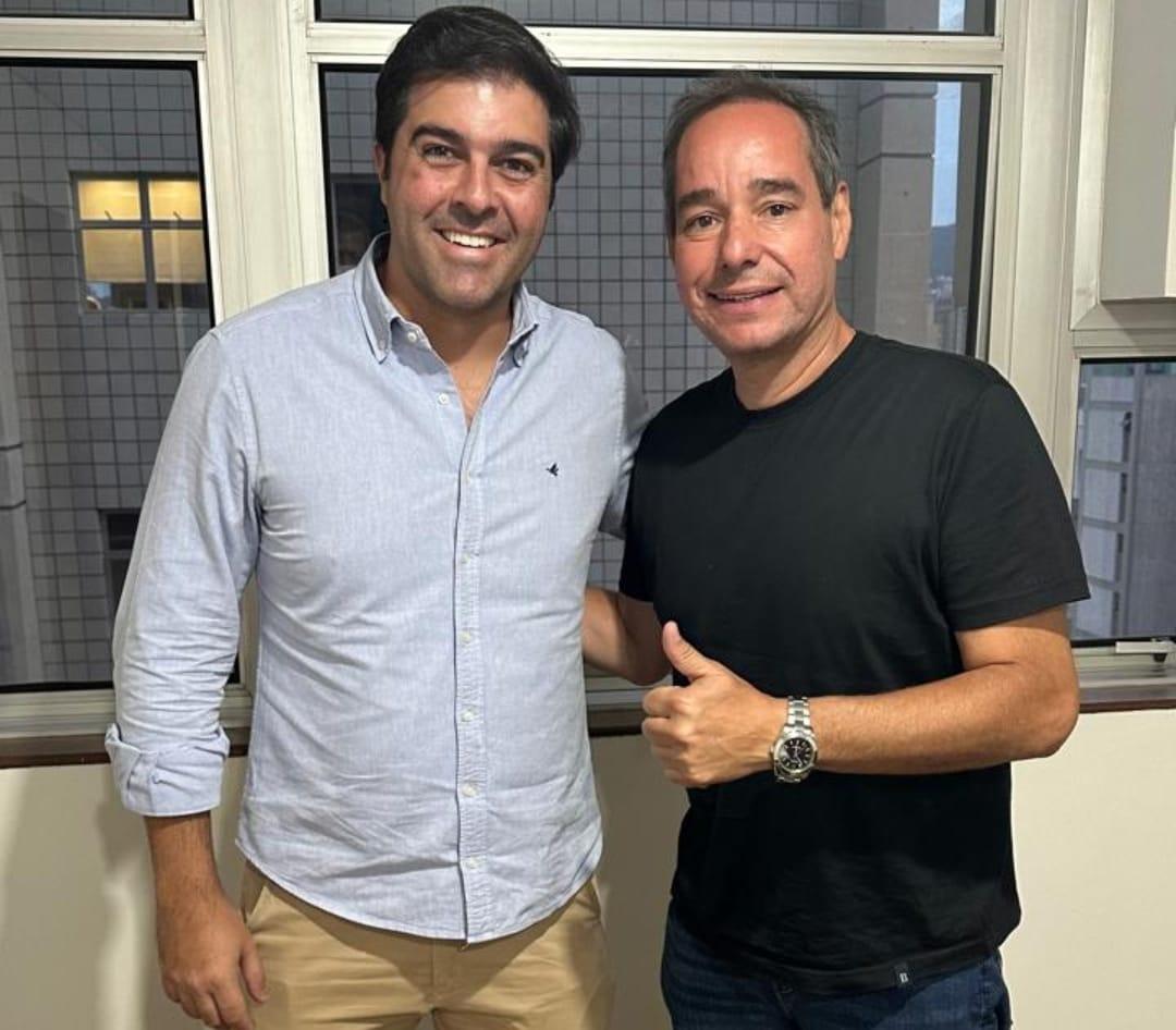 Avante vai de Tony e Franco, na foto com Luís Tibé, deputado federal e presidente do Avante nacional (Foto/Assessoria)