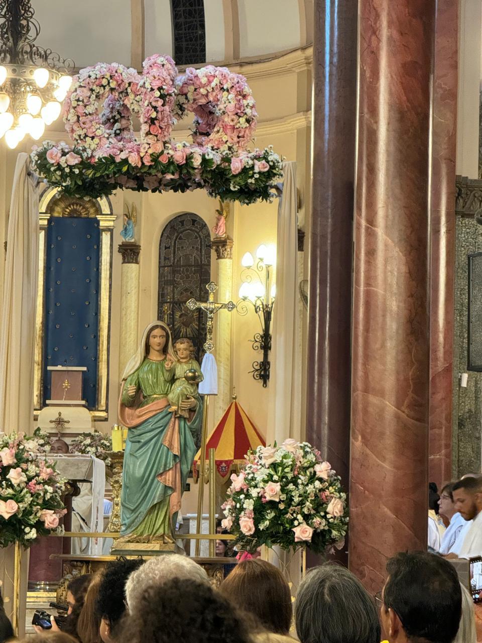 Celebração a Nossa Senhora da Abadia teve início nesta quinta-feira, com a coroação (Foto/Divulgação)