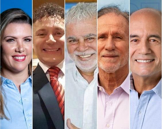 Elisa Araújo, Tony Carlos, Anderson Adauto, Paulo Piau, Samir Cecílio e Franco Catarfina (Foto/Reprodução/Redes Sociais)