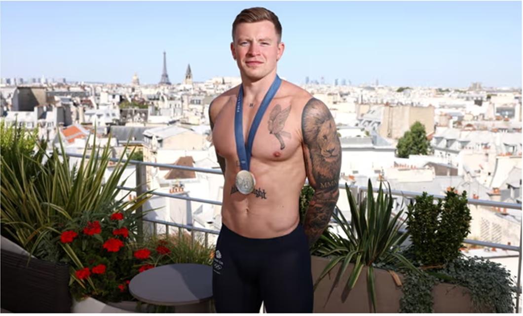 Adam Peaty disse que achou minhocas nos peixes (Foto/Tom Nicholson/Shutterstock/The Guardian)