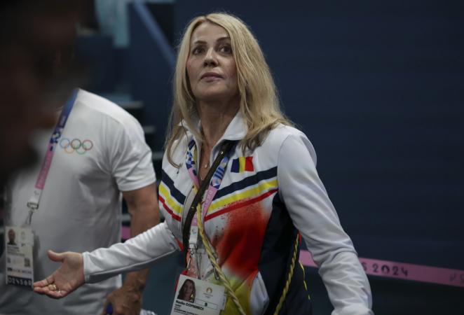 Nadia Comaneci quer rever o terceiro lugar após a grande final do solo na ginástica artística (Foto/EFE/Miguel Gutierres)