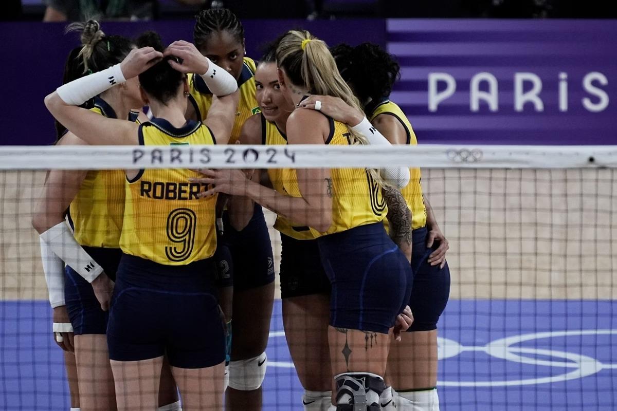 Brasil x Estados Unidos na Semifinal das Olimpíadas de Paris (Foto/Alexandre Loureiro/COB)