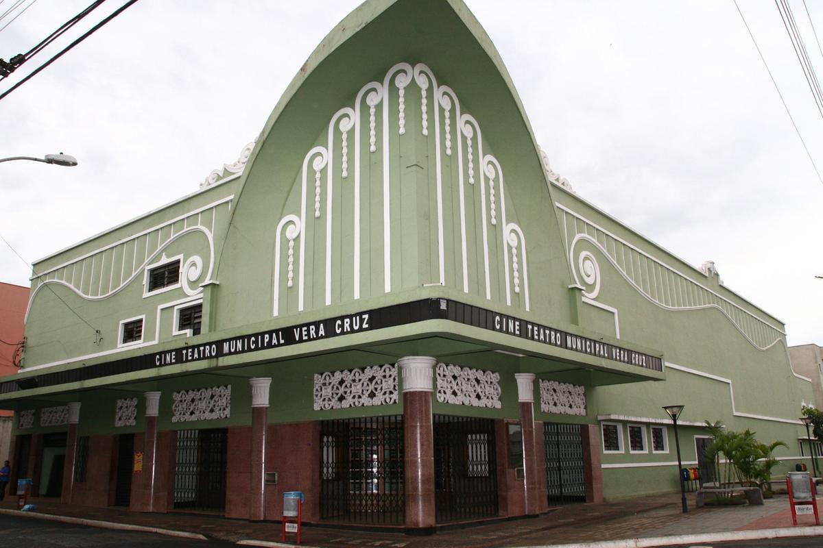 Fechado desde março de 2022, a reforma do Cine Teatro Vera Cruz está estimada em cerca de R$ 3 milhões (Foto/Divulgação)