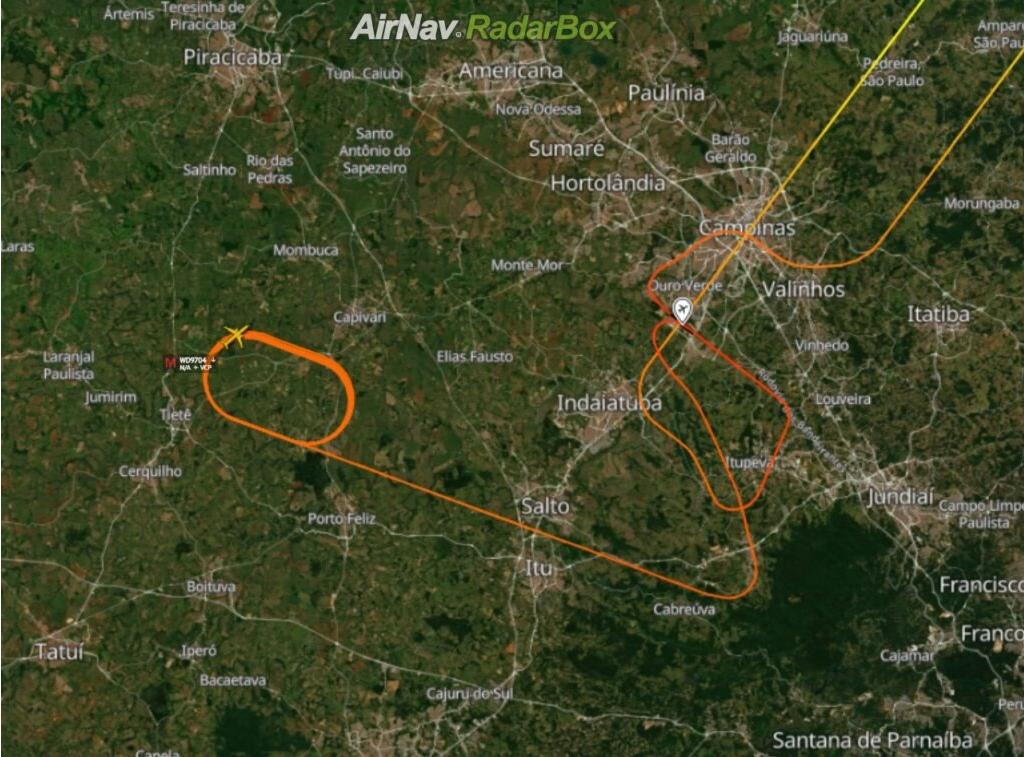 Voo de carga fez pouso de emergência (Foto/Reprodução/AeroIN)