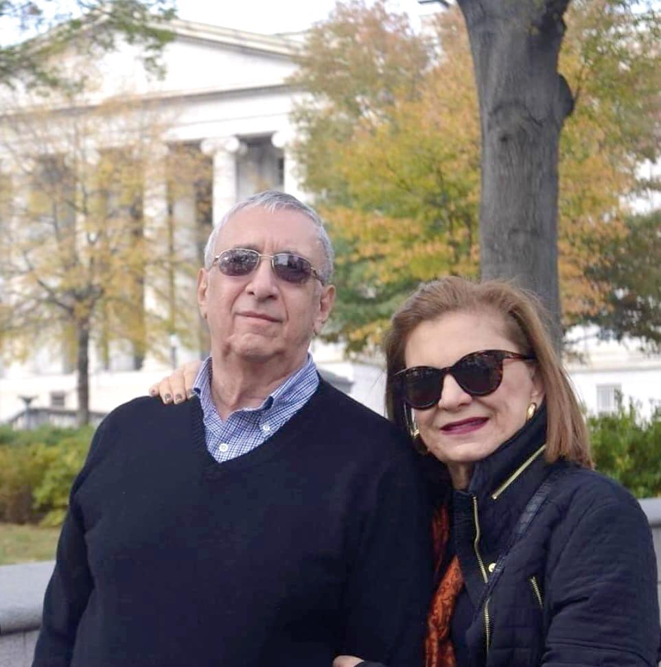 Amigos do coração Cristina e Frank Neaime festejam este mês seus felizes e harmoniosos 50 anos de casados (Foto/Arquivo pessoal)