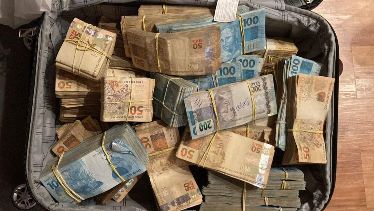 Dinheiro não tinha comprovação de origem (Foto/PF/Divulgação)