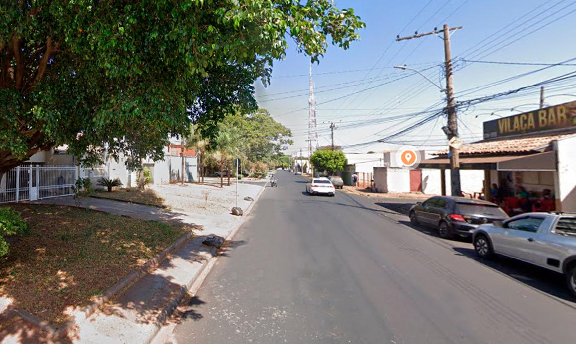 Rua Doutor João Severiano Rodrigues da Cunha, onde aconteceu o assalto ao motorista de aplicativo (Foto/Reprodução)