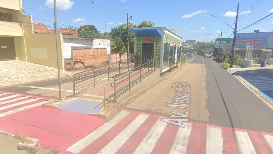 Estação BRT na avenida Nelson Freire (Foto/Google Maps)