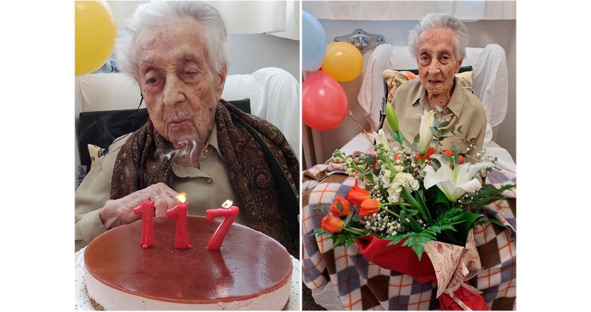 María Branyas Morera era espanhola e tinha 117 anos (Foto/Reporudção/X @MariaBranyas112)