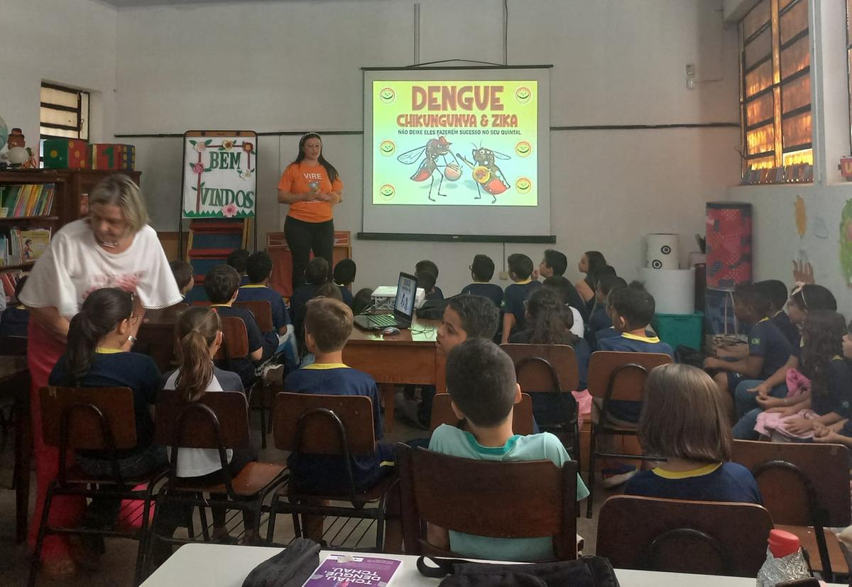 A ação também é realizada em escolas no município (Foto/Divulgação)