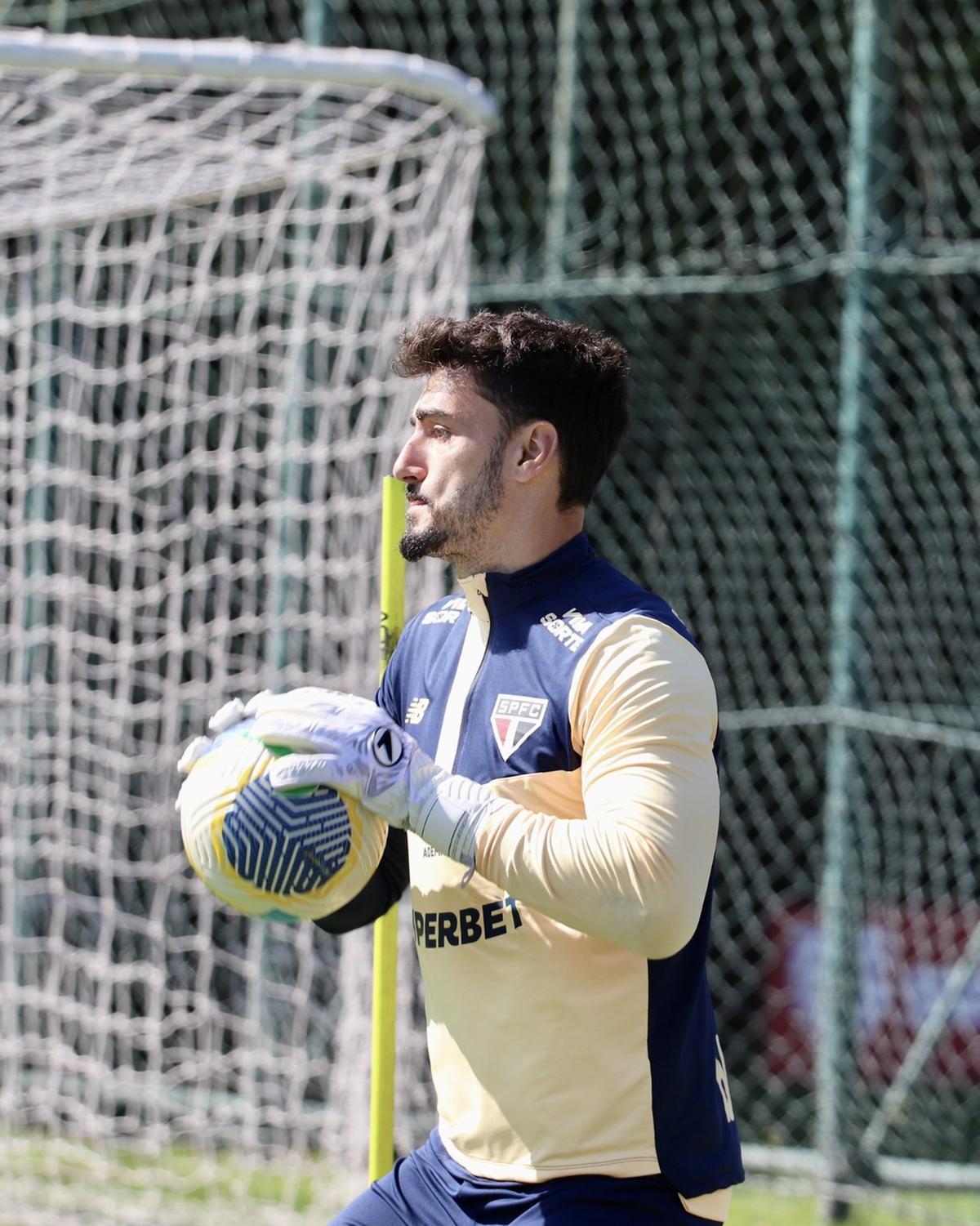 Goleiro Rafael, do São Paulo (Foto/Pedro Guedes/saopaulofc via X)