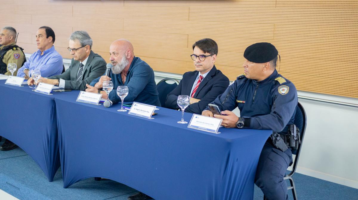 Evento ocorreu em Uberlândia e contou com a participação da Guarda Civil uberabense (Foto/Divulgação/CDL Uberlândia)