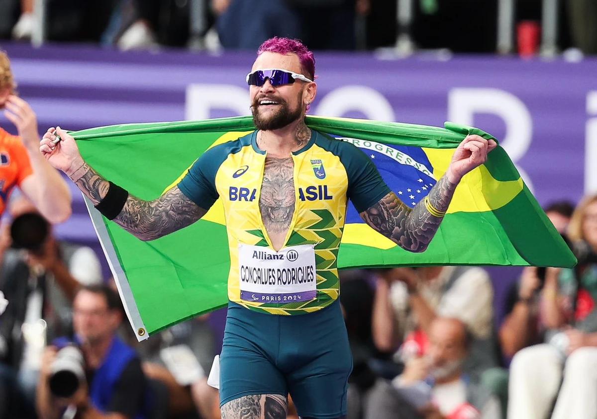 Vinicius Rodrigues, ex-participante do "Big Brother Brasil 24" e atleta paralímpico (Foto/Alexandre Schneider/CPB)