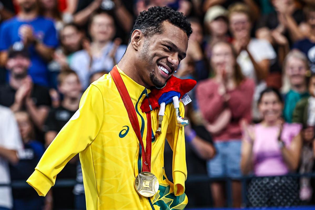 Mineiro Gabriel Araújo, o Gabrielzinho, é destaque do Brasil na Paralimpíada de Paris 2024 (Foto/Wander Roberto/CPB)