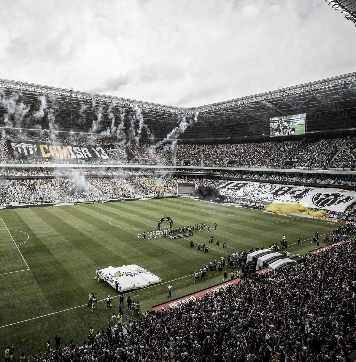 Atlético testa material para resolver problema da acústica no seu estádio (Foto/Atlético/Divulgação)