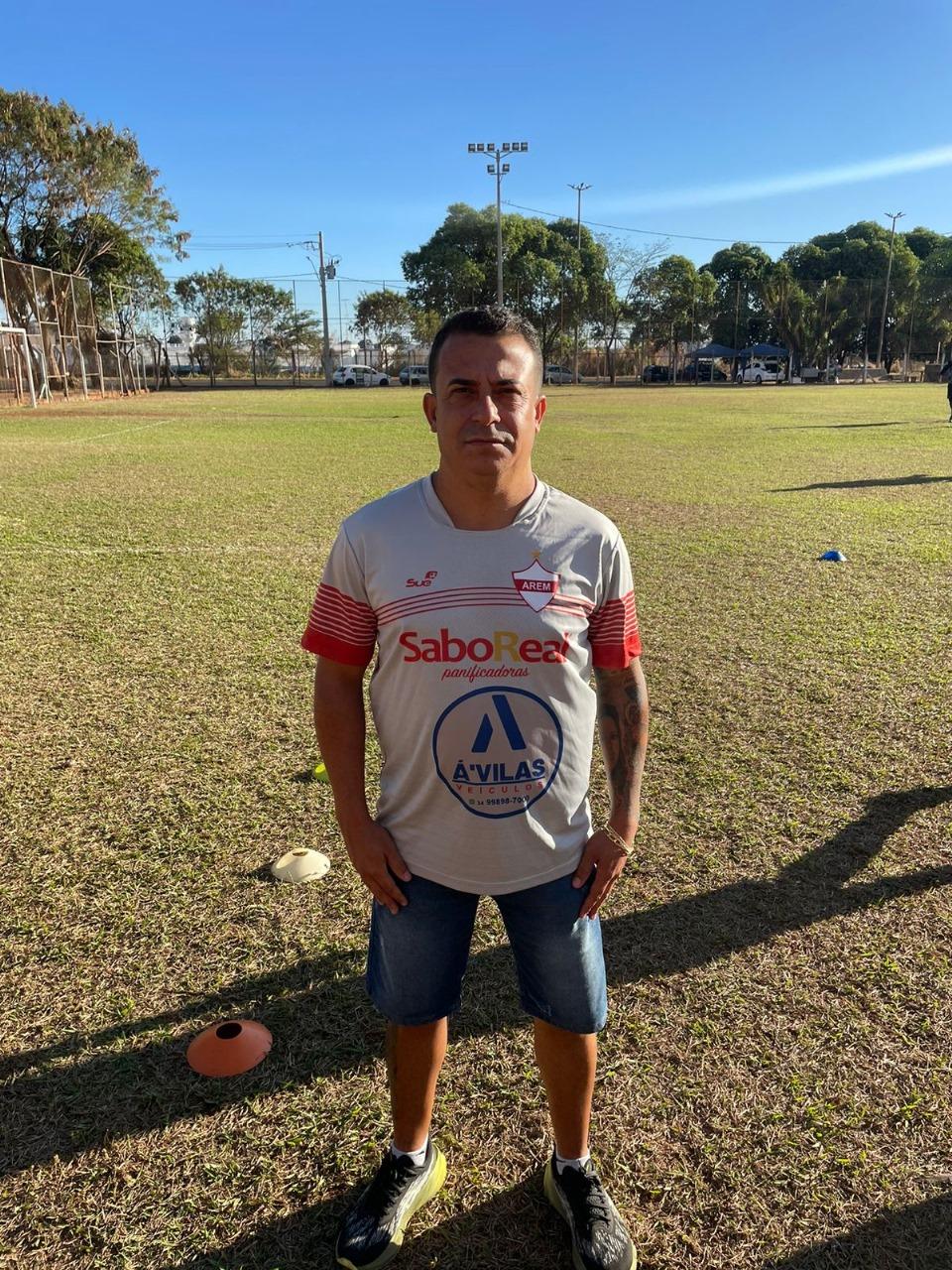 Danilo Sampaioli, técnico do Arem (Foto/Divulgação)