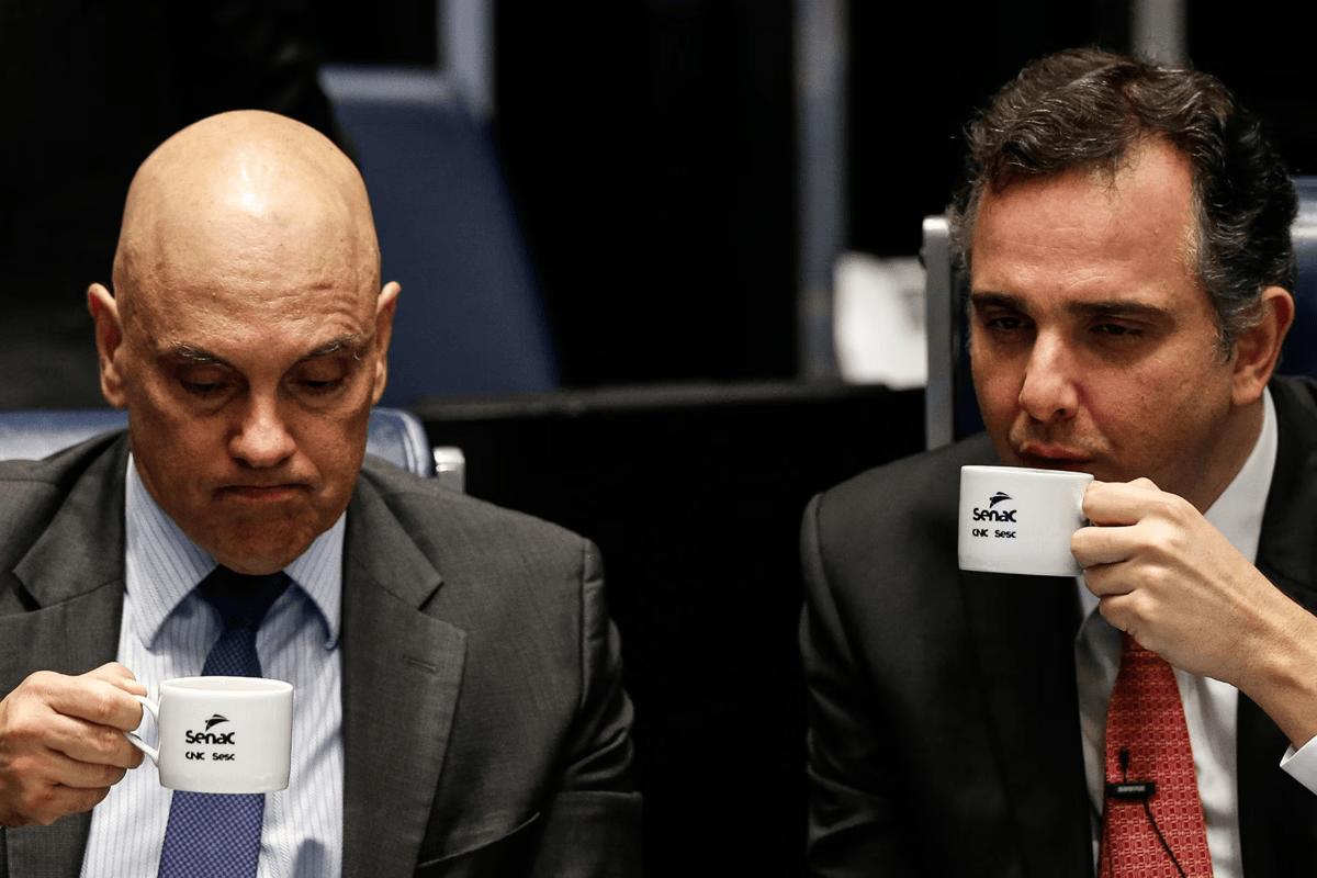 Rodrigo Pacheco e Alexandre de Moraes foram os principais alvos das manifestações do dia 7 de Setembro (Foto/Gabriela Biló/Folhapress)