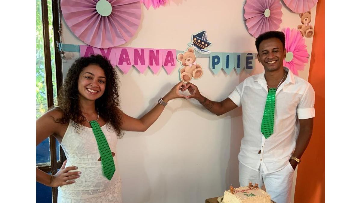 Casal decidiu colocar o nome do filho de Piiê como forma de resgatar a ancestralidade africana (Foto/Arquivo pessoal)