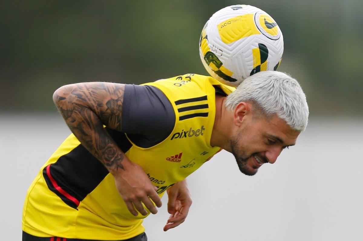 Arrascaeta está de volta hoje pelo Flamengo contra o bom time do Bahia (Foto/Gilvan de Souza/Flamengo twitter)
