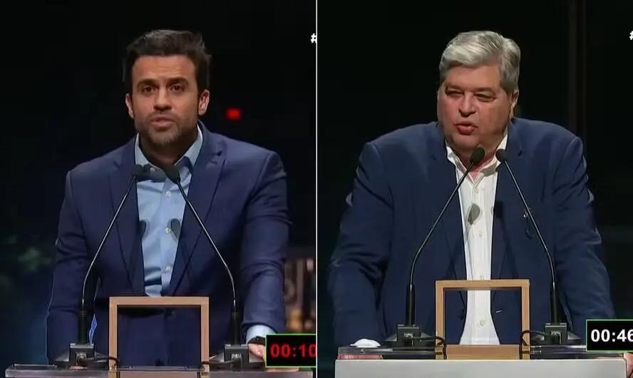 "Eu pretendo me manter candidato até o fim", disse Datena ao deixar o debate (Foto/Reprodução)