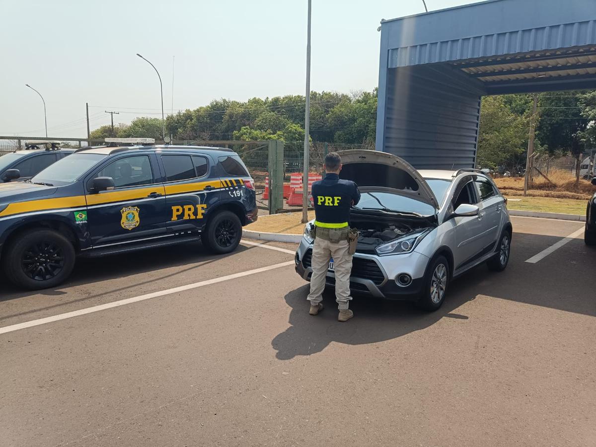 O condutor envolvido relatou que trabalha com compra e venda de automóveis e que há cerca de dois meses adquiriu o automóvel por meio de um site de negociação de veículos na cidade de São José do Rio Preto/SP (Foto/Divulgação)