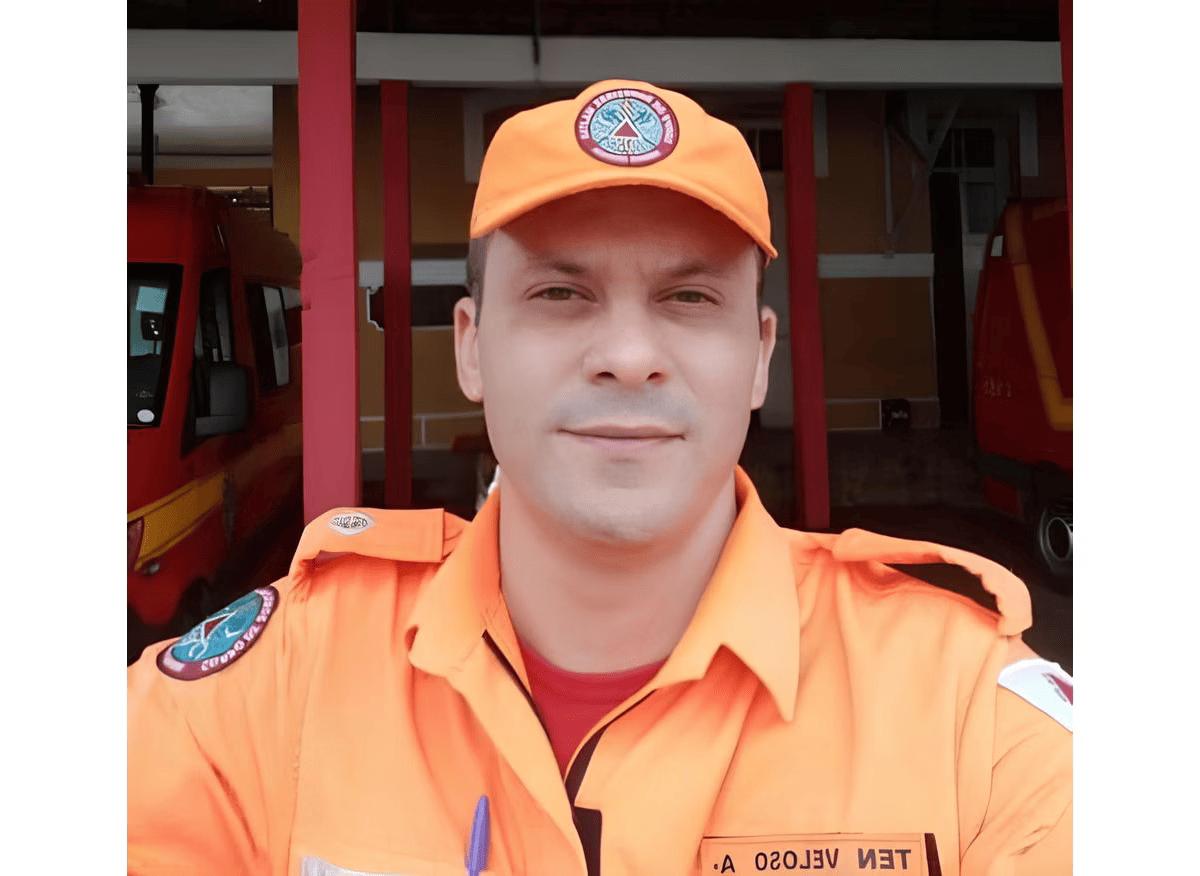 Tenente Veloso, do Corpo de Bombeiros, foi assassinado aos 42 anos enquanto ia para o trabalho em Montes Claros (Foto/Arquivo pessoal)