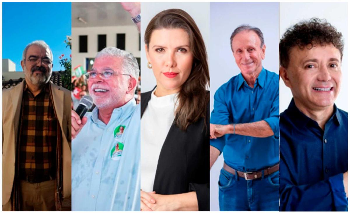 Adriano Espíndola, Anderson Adauto, Elisa Araújo, Paulo Piau e Tony Carlos confirmaram presença no debate de sábado (Foto/Reprodução)