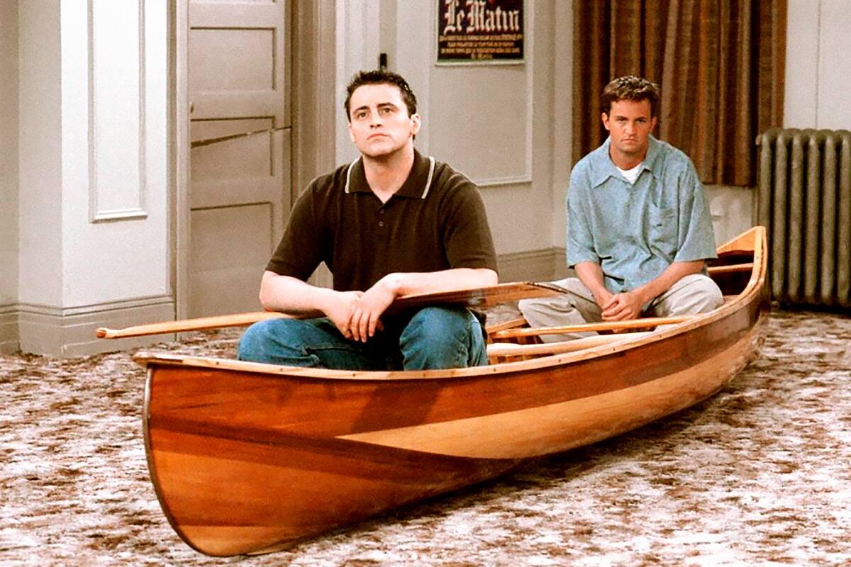 Matt LeBlanc e Matthew Perry em cena da série 'Friends' (Foto/Instagram/Reprodução)