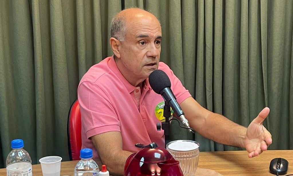 Candidato do PL, Samir Cecílio Filho foi o entrevistado dessa quinta-feira na Sabatina JM (Foto/Rafaella Massa)