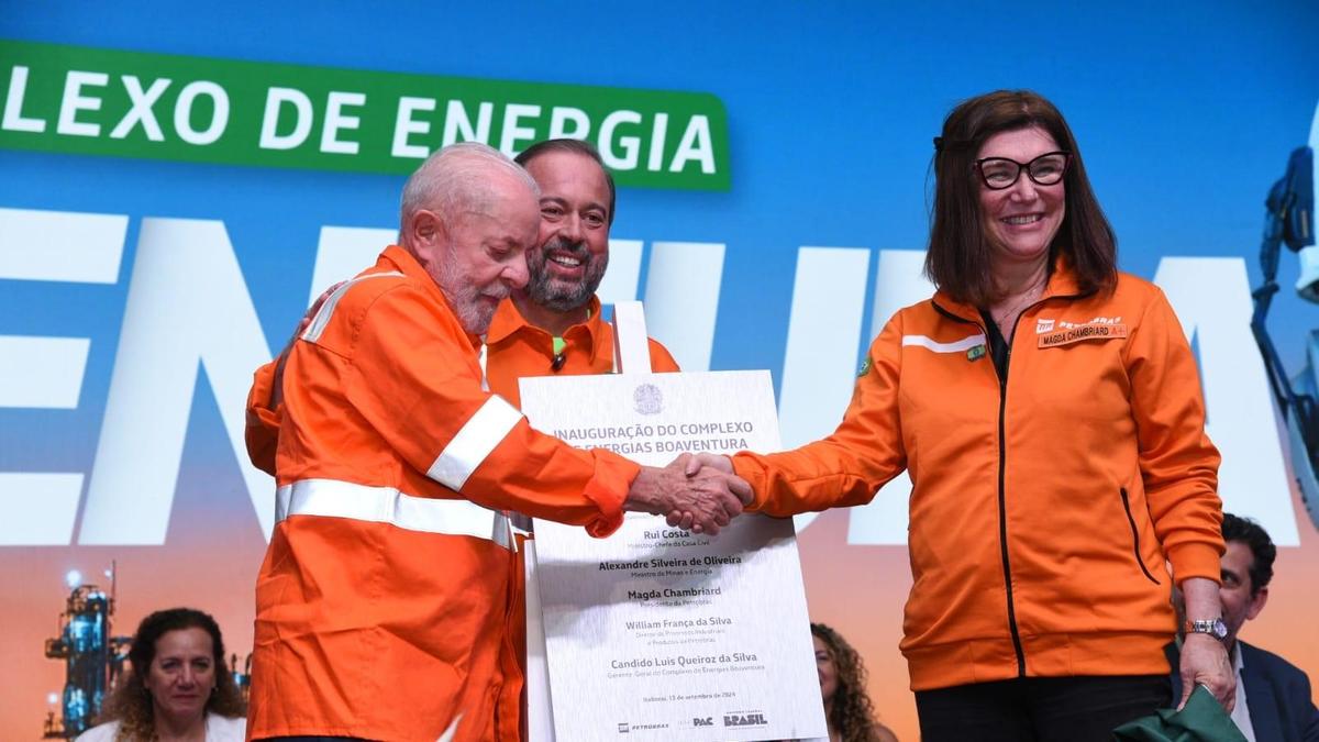 Presidente da Petrobras, Magda Chambriard, destacou que a Petrobras está trabalhando para aumentar a oferta de gás natural no mercado brasileiro (Foto/Fernanda Sabença/Agência Petrobras)