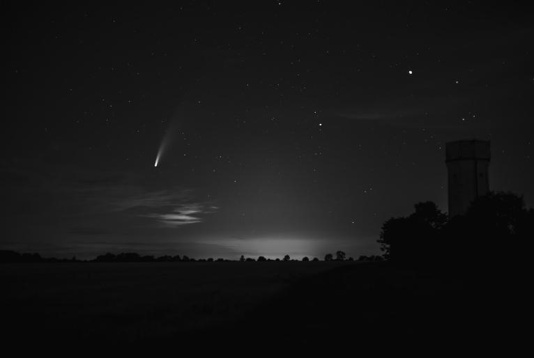 O Tsuchinshan-ATLAS, também conhecido como o cometa do século, terá sua aproximação máxima da Terra no próximo dia 12 (Foto/Reprodução/Pedro Augusto de Jesus Castro)