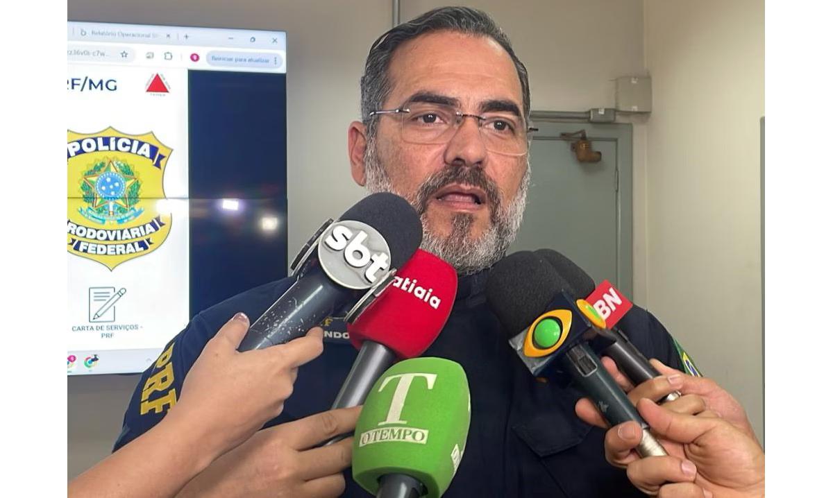 Fernando Oliveira, diretor-geral da PRF, esteve em Minas para divulgar a mudança (Foto/VIDEOPRESS PRODUTORA)