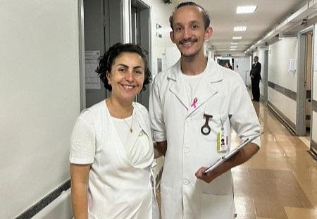 Professora Karla Fabiana Nunes coordena o projeto, que tem o aluno bolsista  Matheus Guimarães dos Santos como integrante (Foto/Divulgação)