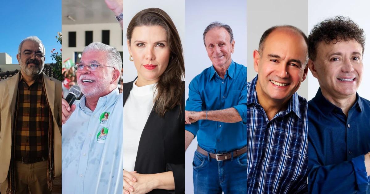 Candidatos à Prefeitura de Uberaba (Foto/Reprodução)