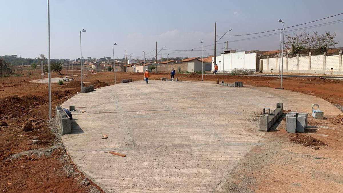 Parque linear no bairro Oneida Mendes está em obra (Foto/Divulgação)