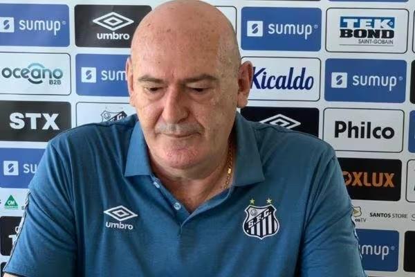 Andrés Rueda foi presidente do clube no período de 2020 a 2023 (Foto/Santos TV)