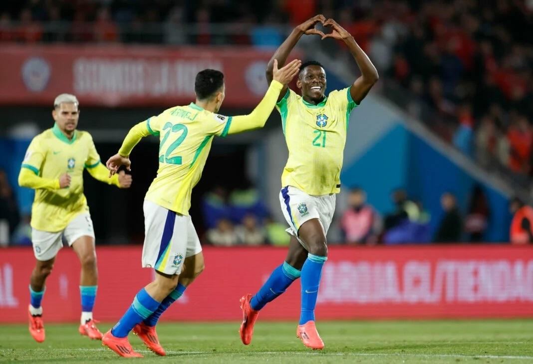 Luiz Henrique salvou o Brasil de mais um vexame. Ele foi decisivo para a vitória da Seleção sobre o Chile ontem a noite (Foto/Rafael Ribeiro/CBF)