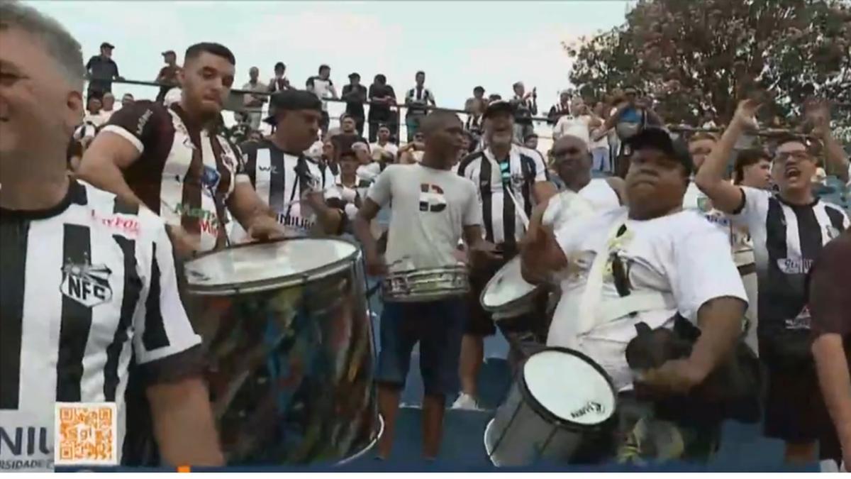 Torcida do Nacional quer manter a invencibilidade no derbi. O grito de Naça, Naça, vai ecoar do lado da Mão Preta (Foto/TV Integração)