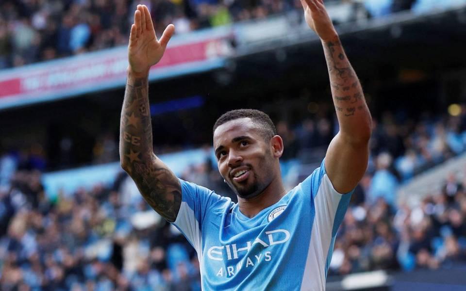 Gabriel Jesus é cria da base palmeirense e foi vendido ao Manchester City em 2016 (Foto/Action Images/Via Reuters/Jason Cairnduff)