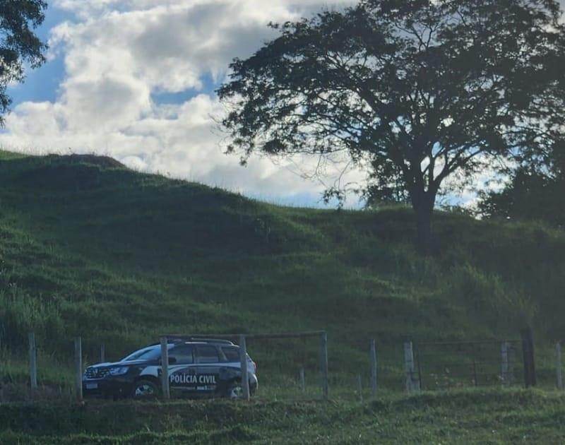 Polícia Civil de Uberlândia cumpriu mandado de prisão de suspeito na zona rural de Uberaba na operação “Persona Non Grata” (Foto/Divulgação)