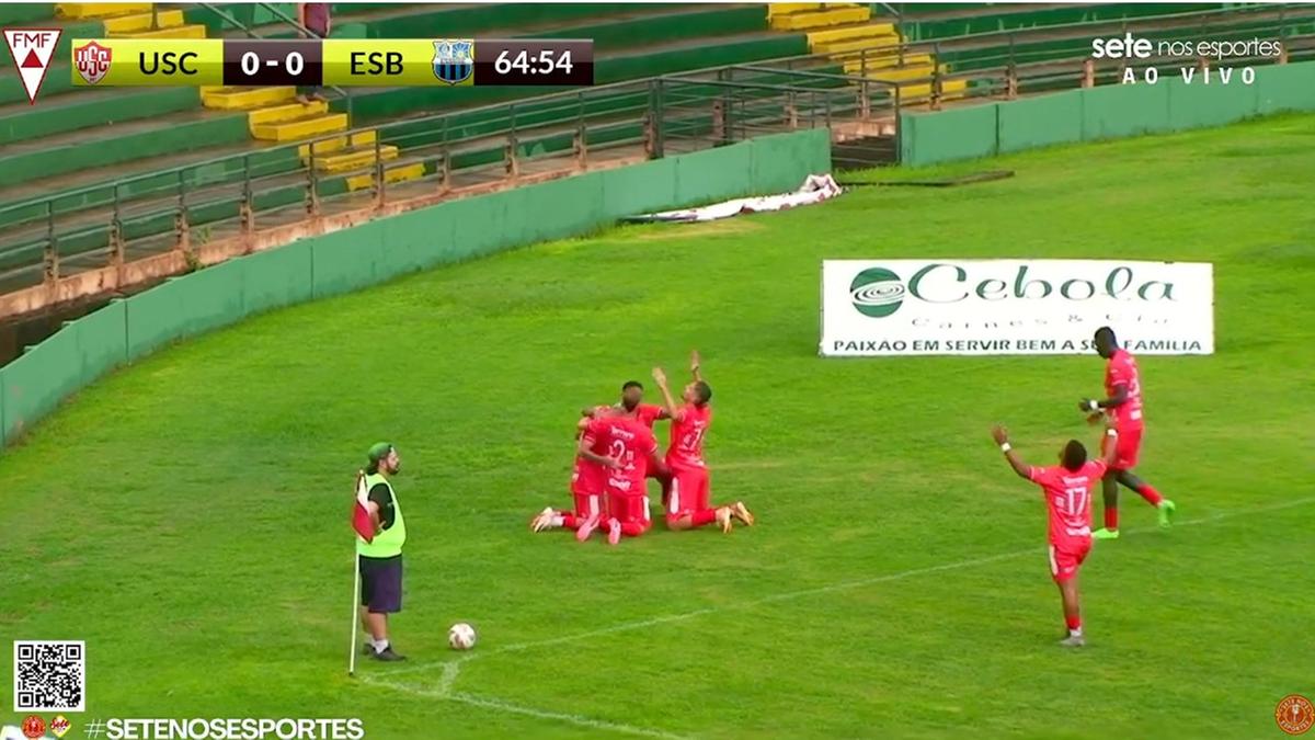 Gabriel Vianna comemorou muito o gol que deu vitória ao Colorado. O time agora joga pelo empate em Uberlândia (Foto/Sete Nos Esportes)