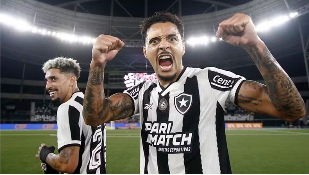 Gregore, o Pitbull do Botafogo, salvou a liderança isolada do Glorioso (Foto/Vitor Silva)