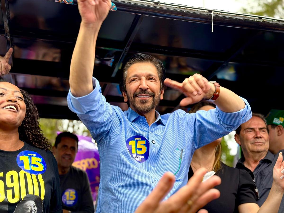 Ricardo Nunes foi reeleito para mais um mandato como prefeito de São Paulo após disputa contra Guilherme Boulos no segundo turno (Foto/Campanha Ricardo Nunes)