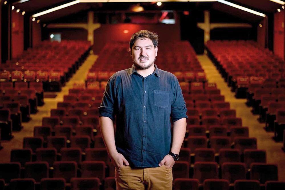 Luiz Uzumi celebrou o dia internacional da animação, 28 de outubro, com mostras de curtas nacionais e internacionais no teatro SESIMINAS Uberaba (Foto/Arquivo pessoal)