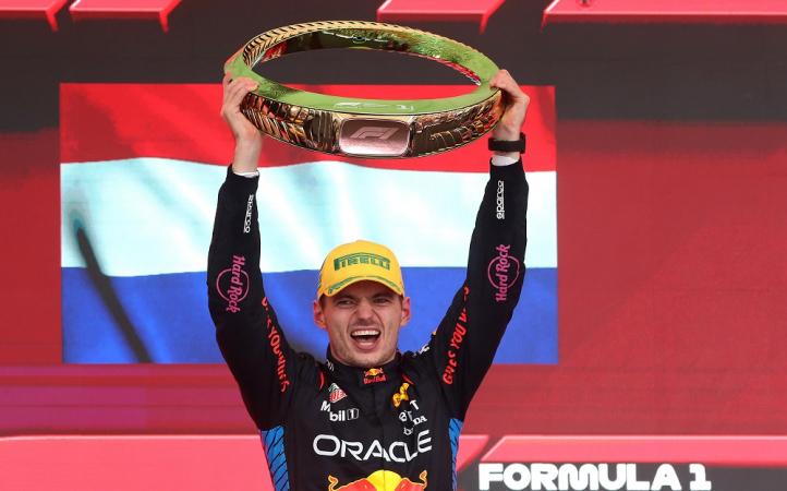 Verstappen buscou sua 62ª vitória na F-1 com uma de suas melhores performances da carreira neste domingo (Foto/Daniel Teixeira/Estadão)