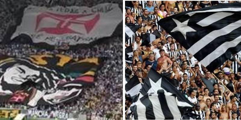 O clássico entre Botafogo x Vasco pode ter público aquém do esperado (Foto/Montagem)